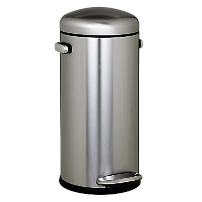 simplehuman Fingerprint Proof Retro Pedal Bin, Stainless Steel, 30L